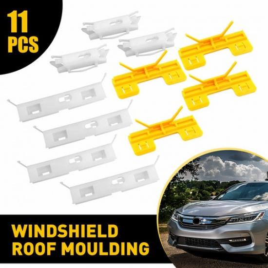 

11X Auto Car Windshield Moulding Repair Clips Roof Set For Acura TL TSX 04-09 P