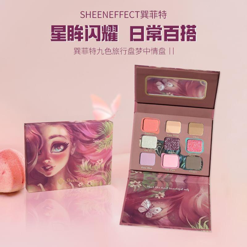 SheenEffect - Nikesamsam Dream Love 9 Color Chameleon Eyeshadow Palette