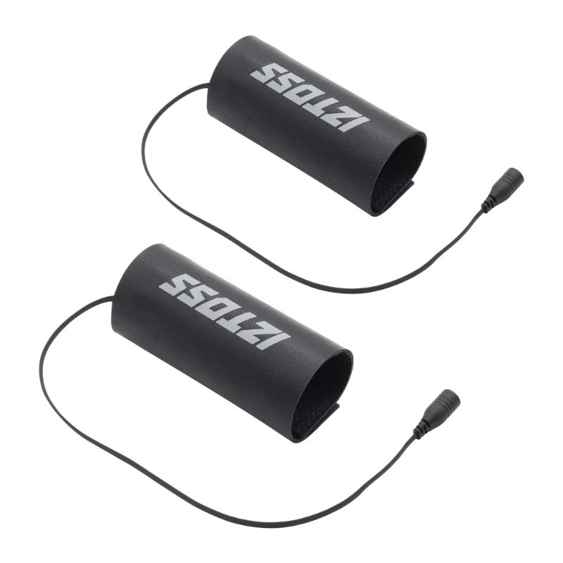 Adjustable Temperature USB Heated Gloves for Motorcycle Waterproof Fast Heating Anti Slip Grip Winter Hand Warmers 2pcs