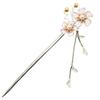 [Miaomyao] Miaomyao Hairpin (Kanzashi) - Single Hairpin for Japanese Traditional Clothing (Tomesode, Kimono, Etc.) - Metal, Antique Style, Cubic