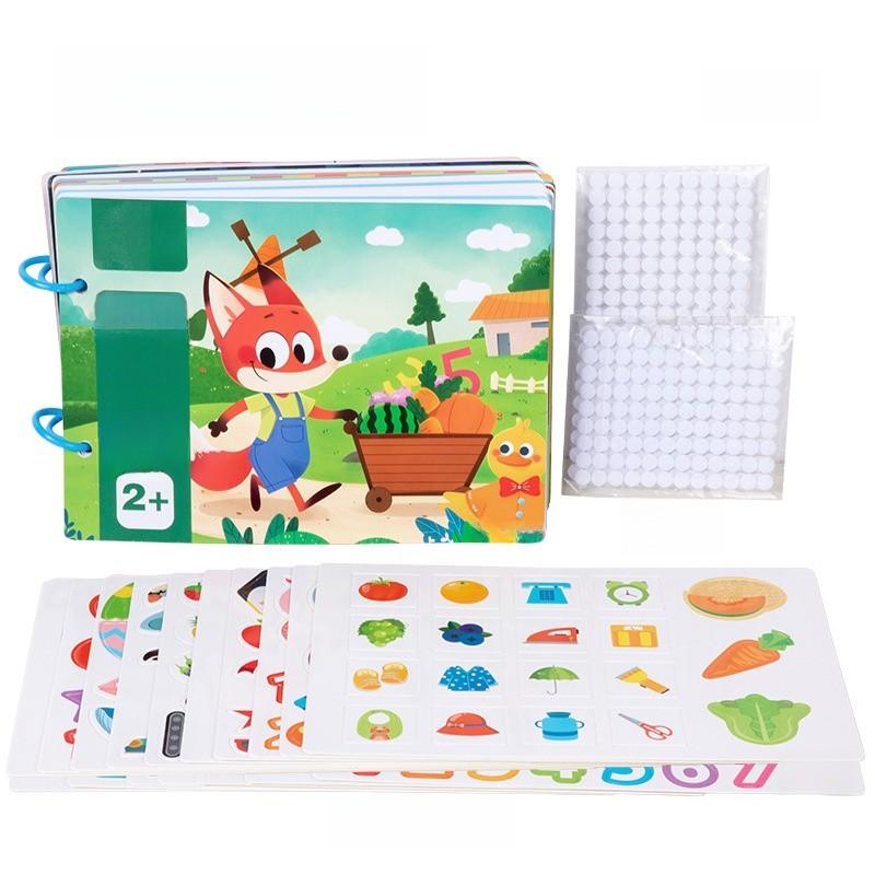 Wooden Tearing Book For Baby And Toddler Educational Play Toy For Early Learning
