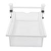 Under Desk Drawer Slide Out No Drill Metal Under Table Storage Shelf Tray Basket Organizer for Home Workplace Cabinet