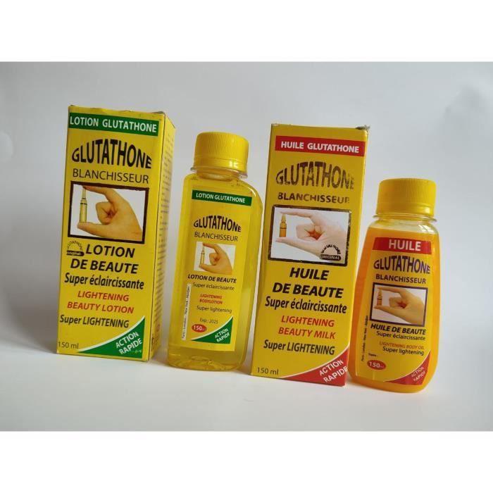 Lotion Et Huile - Glutathione - 150 Ml - Sans Parabène - Mixte - Adulte