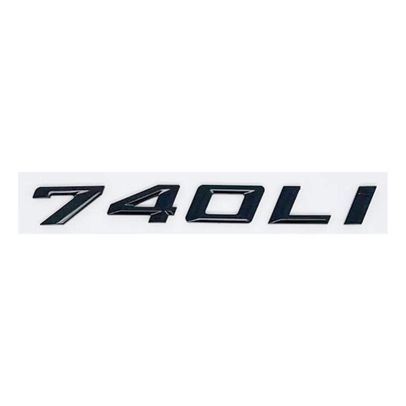 

2023 New Glossy Black Fender & Trunk Emblem Sticker for BMW 7 Series G11 G12 - 735i 740i 760i 735Li XDrive Badge Decal Glossy Black