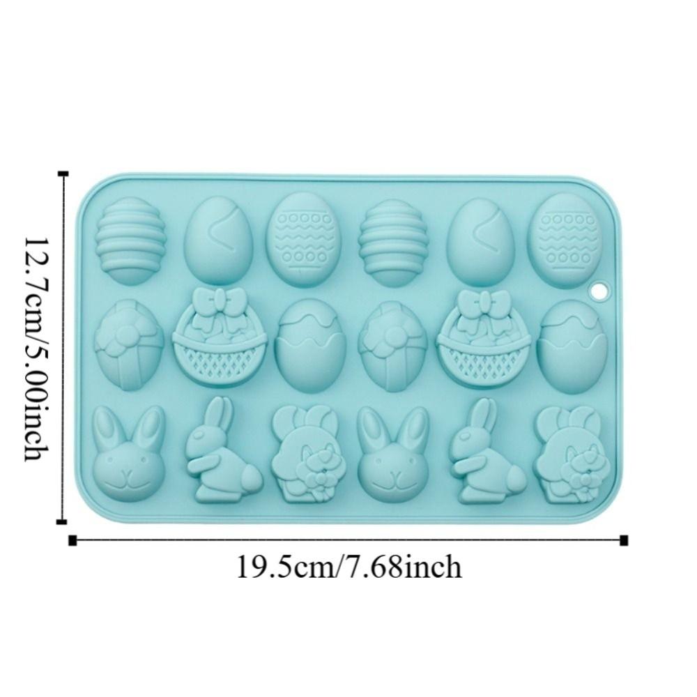 Multifunctional Easter Silicone Mold Non-stick Cake Decor Mold  Holiday Decoration