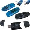 High Speed 2.0 Dual Cap SD Card Reader with Light for Camera and Memory Cards