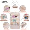 Travel Hanging Hook Wash Bag Large Capacity Foldable Cosmetic Bag Multifunctional Storage Portable Handbag