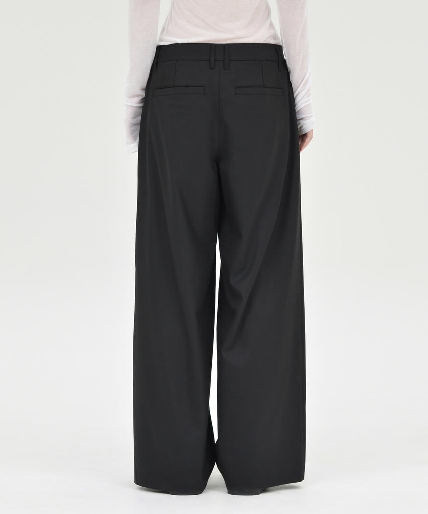 Beulaunyadeu W Wool Wide Pants, Black