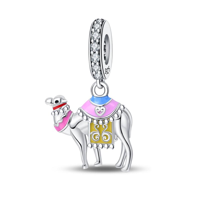 925 Silver Color Pharaoh Pyramid Spider Evil Eye Bastet Charms Beads Fit Diy 925 Original Bracelets Fine DIY Party Jewelry