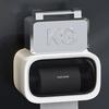 Plastic Bathroom Storage Box Wall Mounted Tissue Box Simple Paper Box  Kitchen