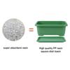 Vegetable Planter Shatterproof Impact Resistance Drain Hole Design Rectangular Flower Pot Windowsill Planter Box Garden Supplies