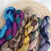 Floral Silk Braided Scarf: Versatile Spring & Autumn Pleated Shawl