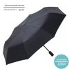 Umbrella Sunny And Rainy Automatic With Printed Logo Black Plastic Spf Sunscreen Threefolding Design