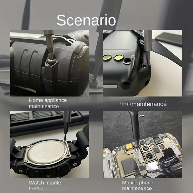 25 in 1 mini screwdriver set, flat head and cross shaped small screwdrivers, suitable for electronic products