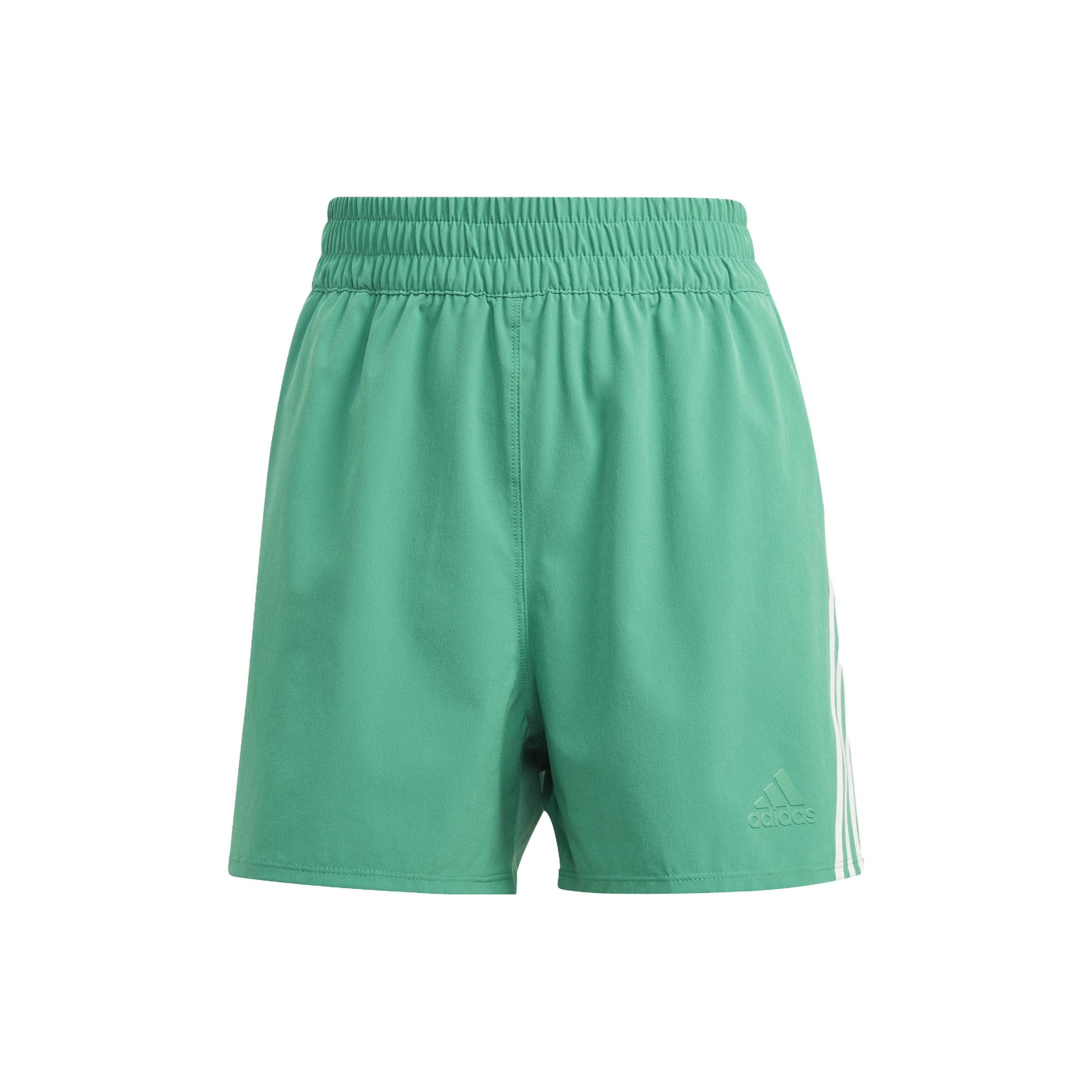(WMNS) adidas Essentials 3-stripes Shorts  Green  Women s HS2363 S