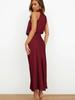 Luxury Satin Sleeveless Dress for Women - Elegant Evening Gown for  Spring/Summer Collection