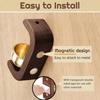 Wooden Doorbell Suction Type Entrance Wind Chime Solid Wood Door Opening Reminder Bell for Home Doorway Housewarming Gift