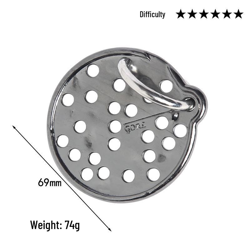 Intelligence Puzzle Zinc Alloy Disentanglement Rings - Unlock Nine Linked Rings Kongming Luban Lock Educational Toy