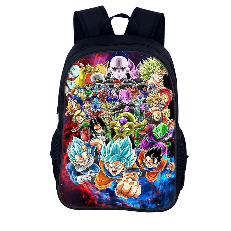 Dragon Ball Ryggsäck För Män Kvinnor Nylon Vardaglig Skolresväska