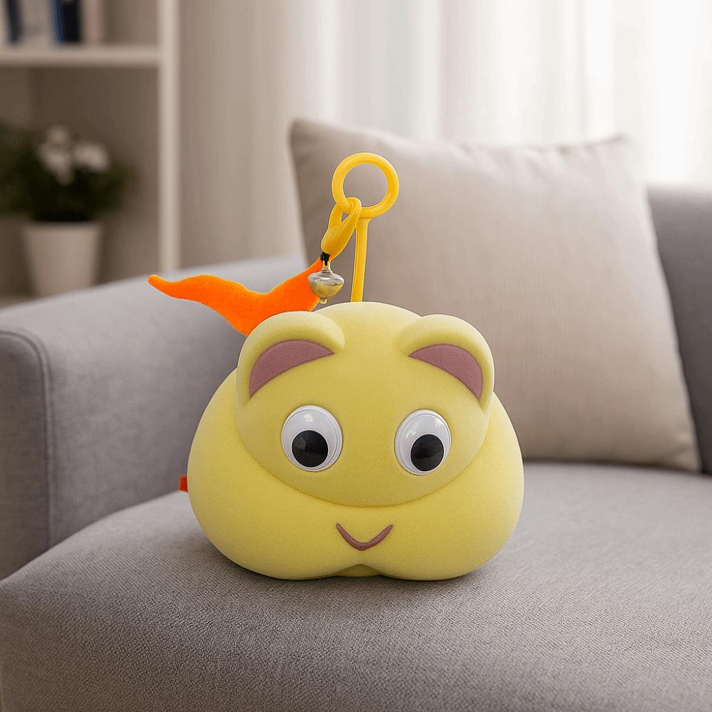 Electric Interactive Cat Toy Rechargeable Automatic Cat Teasing Device  for Indoor Cats Puppies