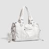 Retro Motorcycle Bag, Large-capacity Handbag, Tote Bag, Women's Single-shoulder Crossbody Bag Casually