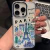Reise Stadt Handyhülle Für iPhone 17 Air 16 e 15 14 13 12 11 Pro Max Plus SE 2020 2022 Transparent Weiche Hülle