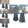 The Hobbit Gandalf Cosplay Costume With Cloak And Hat For Halloween Role Play