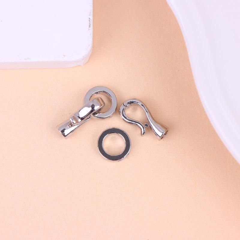 

2Pcs Connector Clasps For Pearl Bracelet Necklace Making Beads End Caps Fastener Clasps Diy Jewelry Findings