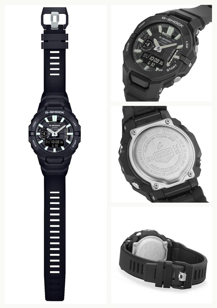Casio G-Shock GBA-950-1AJF Men's Watch, Black, with Bluetooth and Eco-Friendly Materials, Authentic Japanese Product