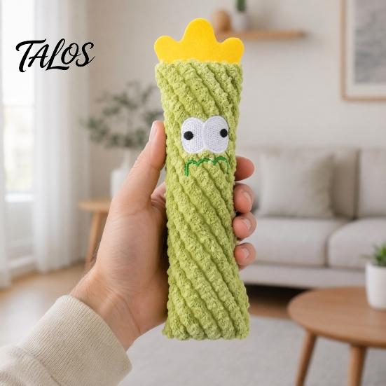 Reinforced Stitching Cat Toy Catnip Cactus Toy, Stuffed Chew Soft Teething Plush Kitten Kicker for Indoor Cats Biting Kicking