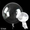 10 pezzi 10-24 pollici palloncino a bolle trasparente trasparente gonfiabile aria elio globos matrimonio compleanno festa decorazione baby shower