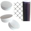Internal cap for pipe profile Ø 76.1 2.5" 20 PCS WHITE