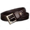 Belt Vintage first-layer cowhide woven men's belt, casual cowhide pin buckle belt