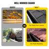 Gutter Guard Brush With 30 FT Length Bristle, 4.33\"(Dia) Gutter Brush Leaf Guard Fit for 5 Inches Gutter, Galvanized Steel Wire Gutter Brush, No