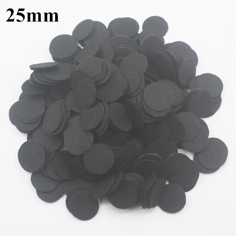 300pcs 25/30/35mm Non Woven Round Felt Circle Pads Die Cut Appliques DIY Flower Crafting Sewing Hair Accessories