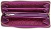 Patrick Cox Venice Long Wallet, Made with Italian Cowhide Leather, Stylish Coloring, Round Zipper, PXLW8BT1, Pink