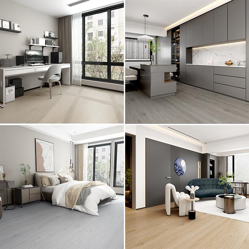 3/10m Wood Grain PVC Floor Stickers Self-adhesive Waterproof Living Room Bedroom Cabinet Stickers Home Thickening