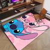 1pc S-Stitch Design Printed Area Rug Carpet for Bedroom Living Room Home Decor Rugs Mat Non Slip Mat Rug for Bedside