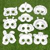 DIY Animal Coloring Masks for Kindergarten and Primary Students - Handmade Painting Activity