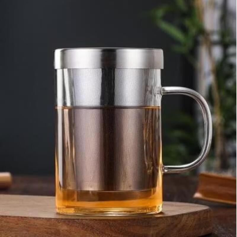 Shangqi High Borosilicate Glass Tea Infuser Mug