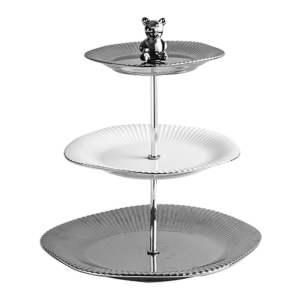 Cupcake Stand Dessert Table Display Set Tiered Serving Cake Tray Parties Serving Plate for Tea