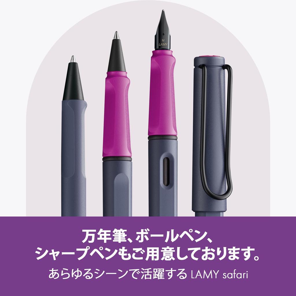 Lamy Safari Pink Cliff Tintenroller Zeitlos Klassicher Stift Mit Ergonomischem Griff Strichbreite M Aus Robustem Mit Tintenrollermine M 63 In Schwarz