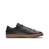 Nike Blazer Low Synthetisches Leder Rutschfeste Skateschuhe Herren Sneakers Schwarz Gummi AQ3597-002