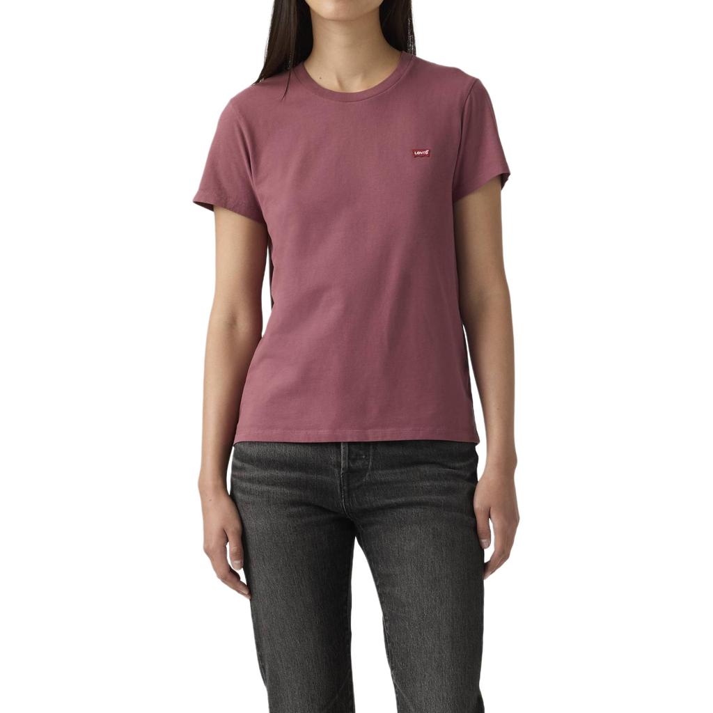 Levis Logo Crew Neck Short Sleeve Durable T-Shirt Women tops 391850416