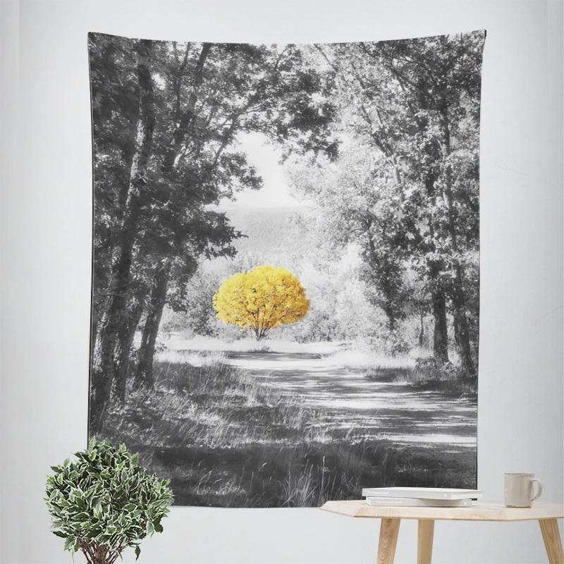 

Креативный декоративный гобелен в серо-белых тонах для украшения стен дома, офиса, гостиной, гобелен 230x180cm