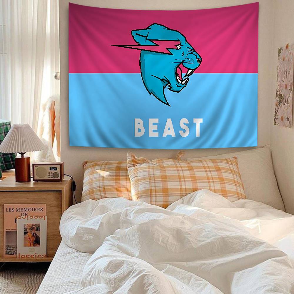 Game Blogger MrBeast Hanging Bohemian Tapestry Bohemian Wall Tapestries Mandala Cheap Hippie Wall Hanging
