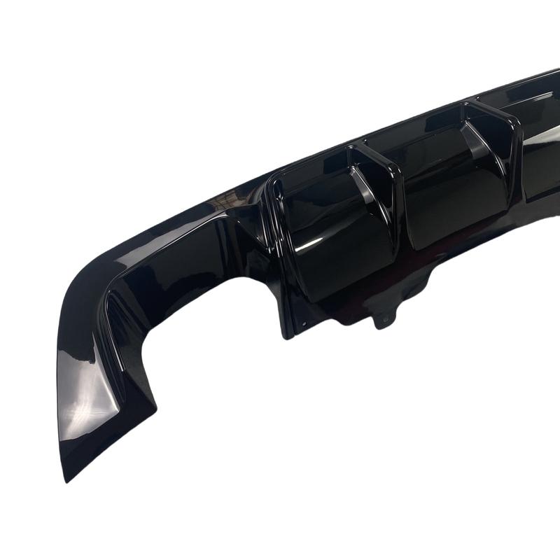 Car Rear Bumper Diffuser Splitter For BMW E60 E61 525i 525d 530i M Sport M-tech M-package 2005-2010 Tuning Gloss Black Bodykits