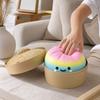 Pack Bao Bun Toys with Steamer Basket, Color Stress Toy