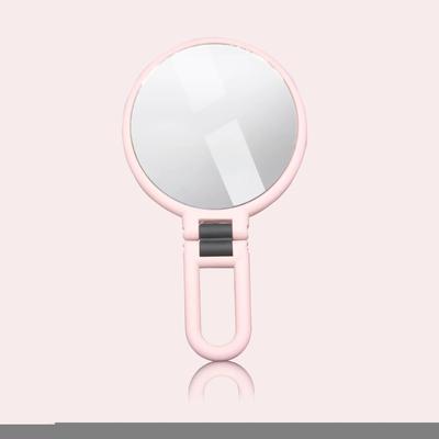 Specchio per Trucco Ingrandente 2/5/10/15X Specchio a Mano Portatile Pieghevole a Doppia Faccia Specchio da Tavolo per Trucco Strumenti Portatili per il Trucco da Viaggio