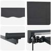 Manual Awning Frame with LEDs Anthracite 3 X 2.5 M